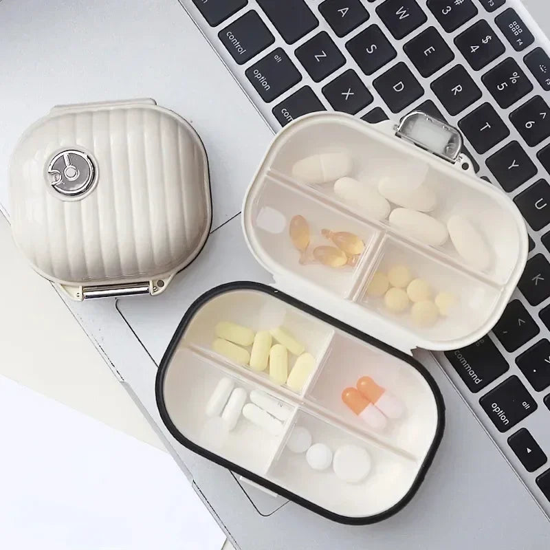 Pill Box Mini Pill Organizer Travel Essentials 7 Compartment Medicine Pill Case Medicine Organizer Medication Dropshiping - Fields Of Fitness
