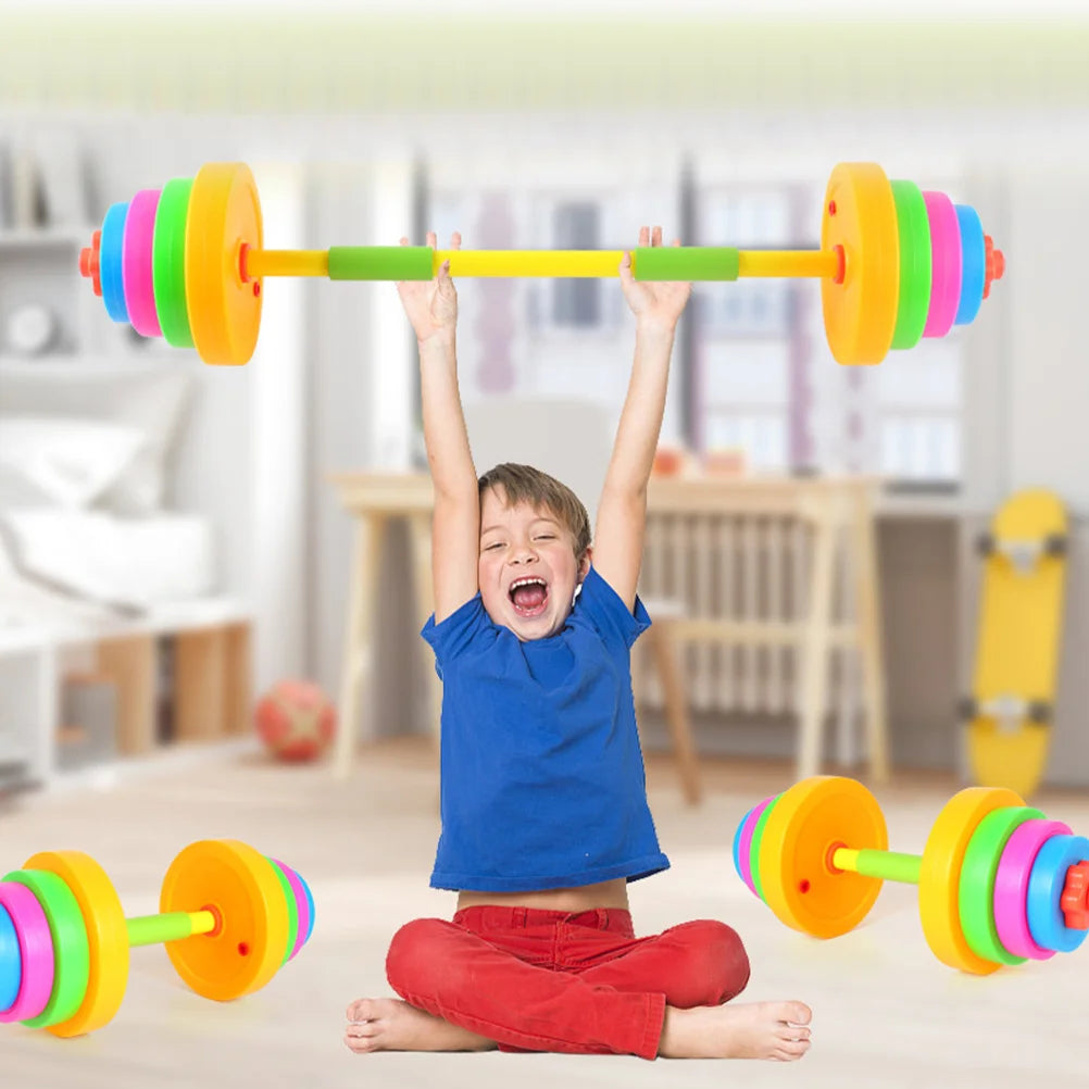 Children Dumbbell Toy Plastic Dumbbell Kids Kindergarten Arm Training Dumbbel Equipment Exercise Dumbbell Hand Weight for Kids - Fields Of Fitness
