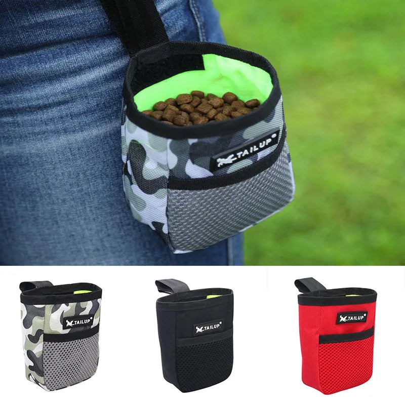 Pet Dog Pocket Snack Reward Waist Bag Puppy Training Treat Snack Bait Pet Feed Pocket Pouch Obedience Agility Pouch Food Bag - Fields Of Fitness