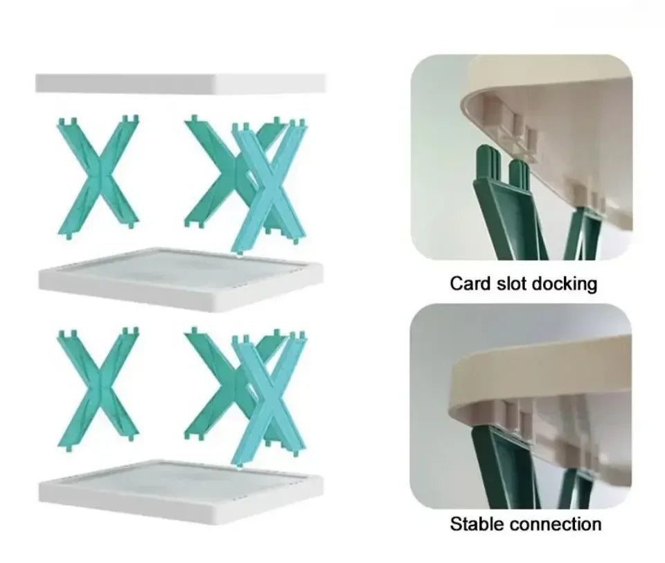 Shoe Storage Shelf Shoe Rack Organizer Organizers Racks Indoor Storage Furniture Bedroom Multi-Layer Detachable Storage Cabinet - Fields Of Fitness