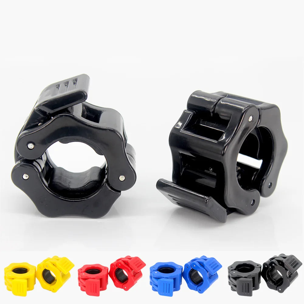1“/2" Dumbbell Clips Barbell Clamp Collars Quick Release Standard Barbell Clip Non-Slip Lock for Gym Weightlifting Powerlifting - Fields Of Fitness