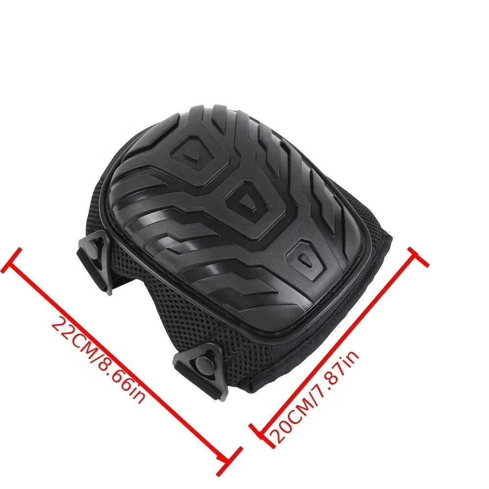 1 Pair of Durable Industrial Grade Knee Protectors for Kneeling Work, Outdoor Forest Wear-resistant and Shock-absorbing - Fields Of Fitness