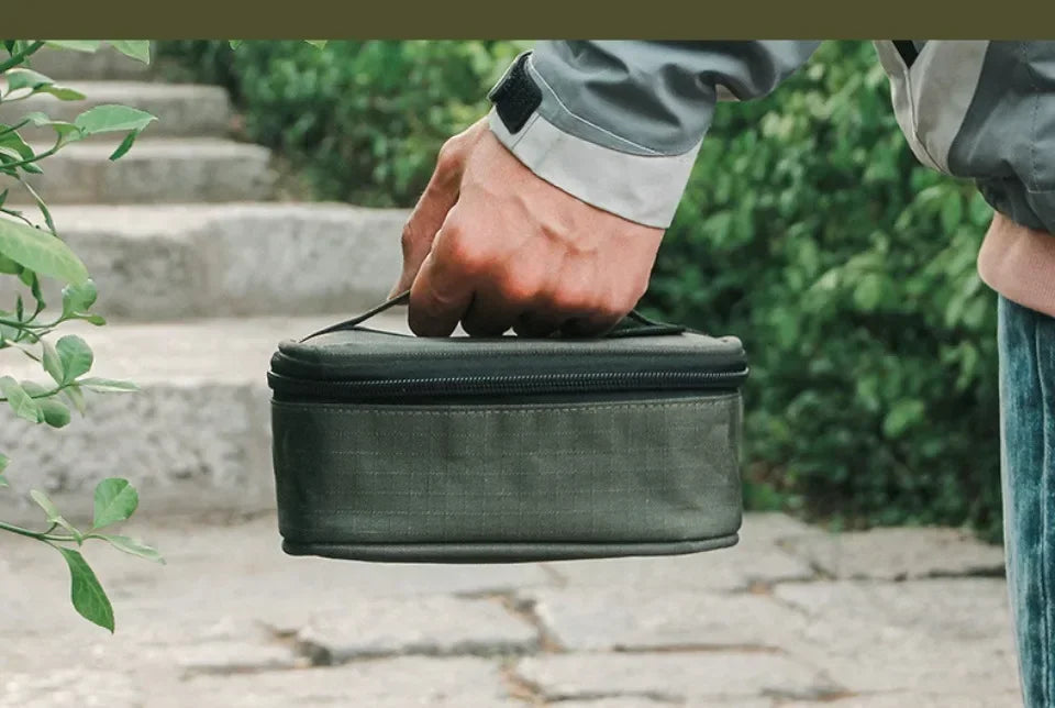 Lunch Carrying Bag Outdoor Picnic Handbag Foods Keep Warm Organizer Box Large Capacity Travel Storage Bags Storage Container - Fields Of Fitness