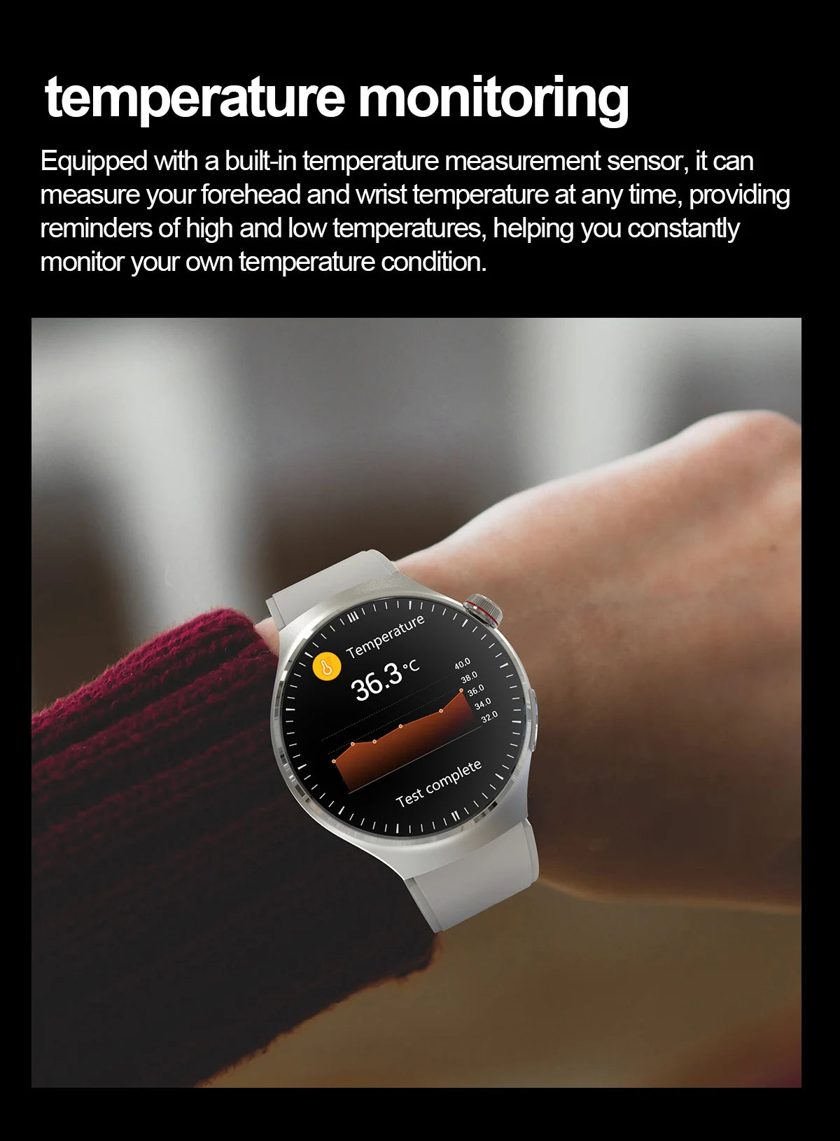 2025 New Nursing Grade Smart Watch Blood oxygen Blood Lipid Uric Acid ECG+PPG Body Temperature Bluetooth Call Health Smartwatch - Fields Of Fitness