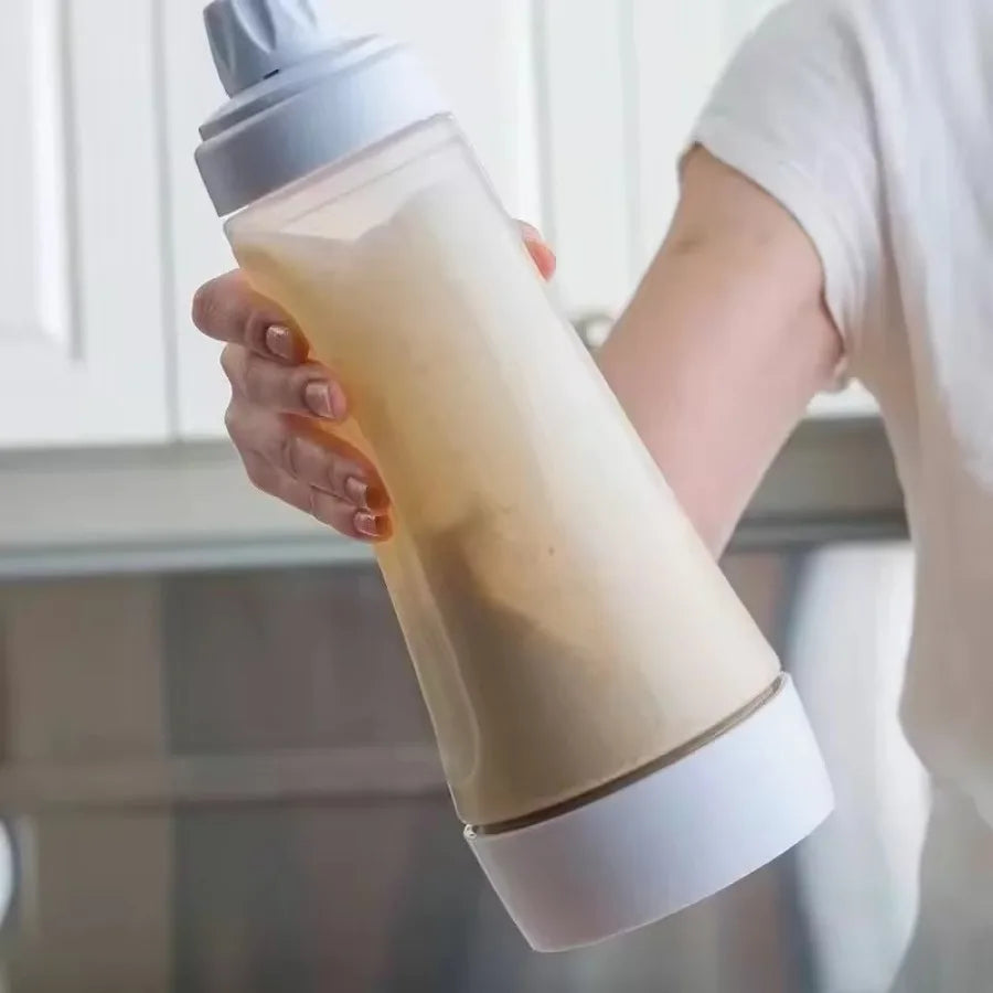 Shaker Bottle Hand Batter Mixing Bottle Batter Mixer Dispenser Cupcake Pancake Batter Shaker Bottle Kitchen Tools Kitchen Tools - Fields Of Fitness