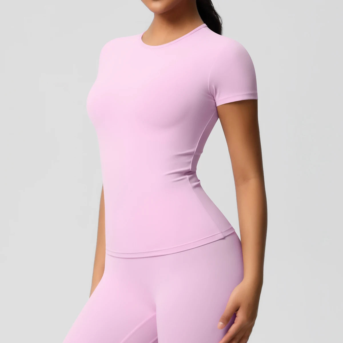 Workout Dry Fit Breathable High Elastic Sports Top Gym Fitness Wear T-shirt Women Casual Outdoor Top - Fields Of Fitness