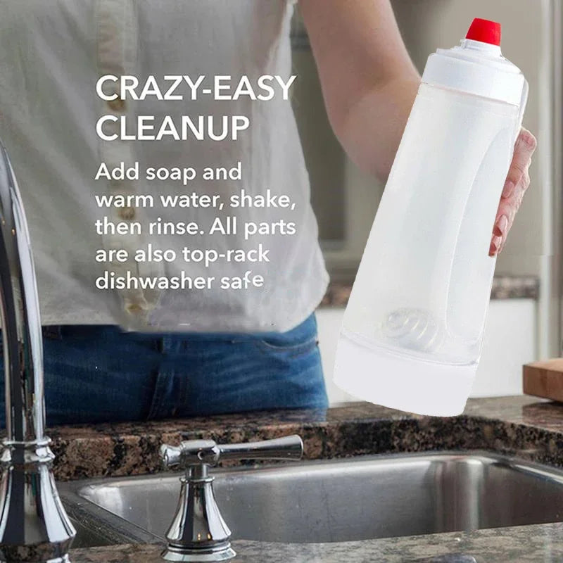 Shaker Bottle Hand Batter Mixing Bottle Batter Mixer Dispenser Cupcake Pancake Batter Shaker Bottle Kitchen Tools Kitchen Tools - Fields Of Fitness