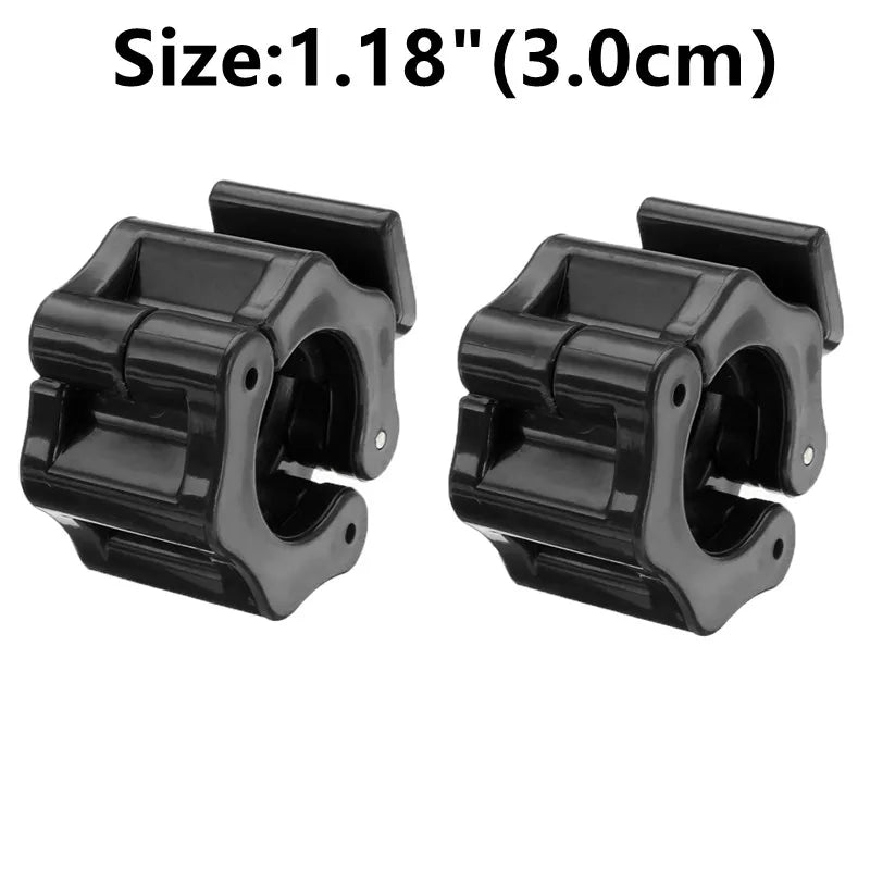 1“/2" Dumbbell Clips Barbell Clamp Collars Quick Release Standard Barbell Clip Non-Slip Lock for Gym Weightlifting Powerlifting - Fields Of Fitness