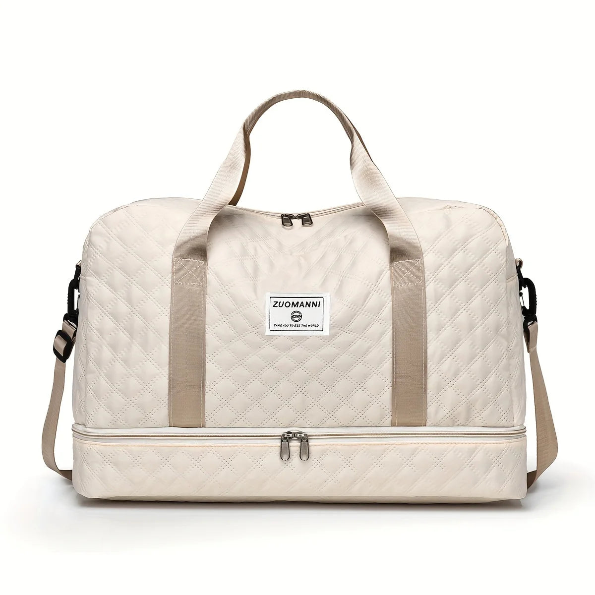 Lightweight Luggage Bag, Large Capacity Travel Duffle Bag Gym Tote Bags, Shoulder Weekender Overnight Bag - Fields Of Fitness