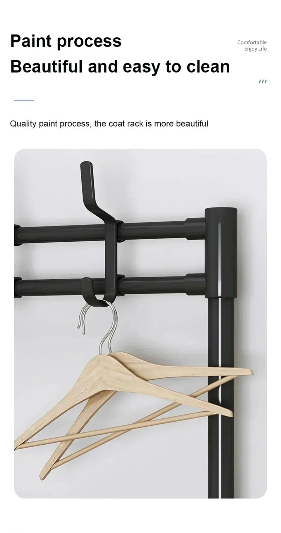 Clothes Hanger Multi-Layer Shoe Rack Doorway DIY Hat And Shoes Shelf Simple Floor-Standing Living Room Organizer Storage Racks - Fields Of Fitness