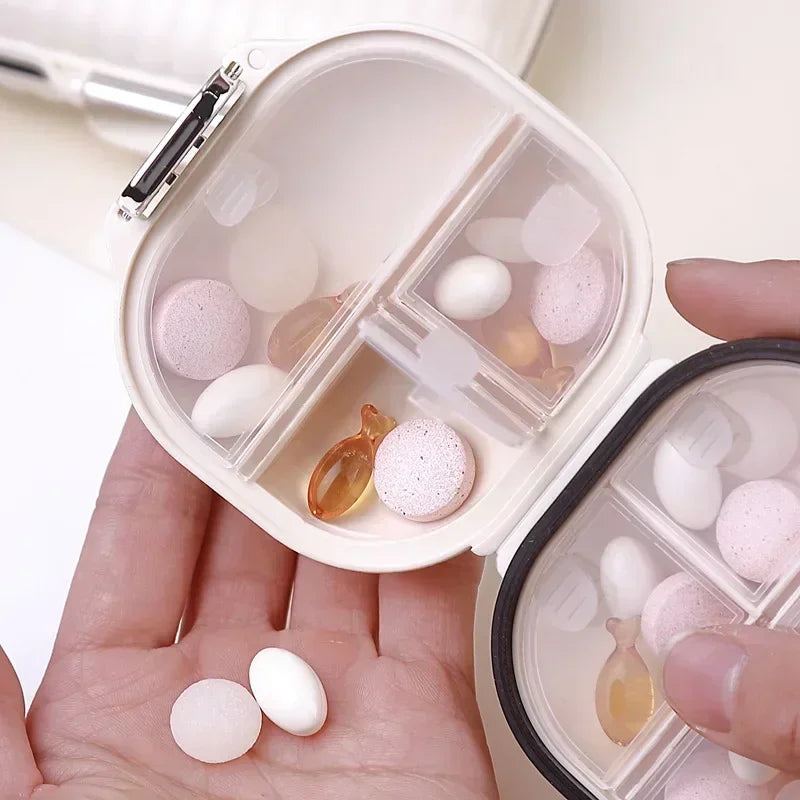 Pill Box Mini Pill Organizer Travel Essentials 7 Compartment Medicine Pill Case Medicine Organizer Medication Dropshiping - Fields Of Fitness