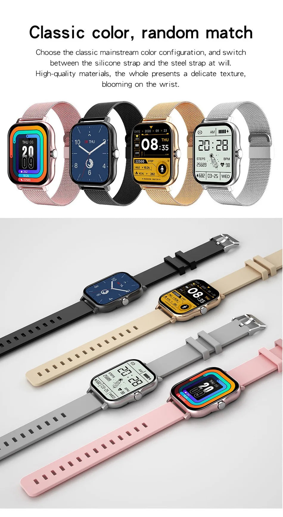 2025New Selling New Smart Watch for Men Women Newest Sport SmartWatch Faces Bluetooth Call Sports Fitness Phones For Android iOS - Fields Of Fitness