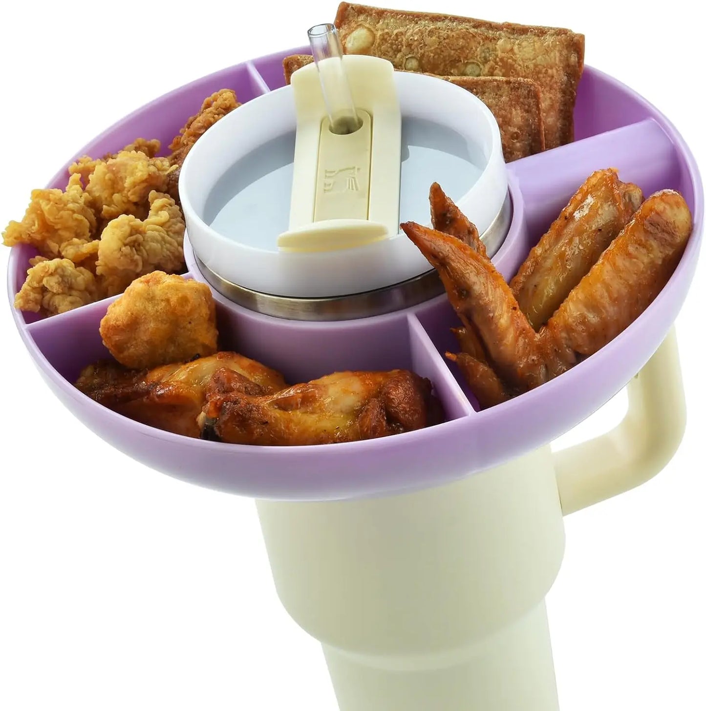 Snack Bowl for Stanley 40 oz Tumbler with Handle, Stanley Cup Accessories Snack Tray - Fields Of Fitness