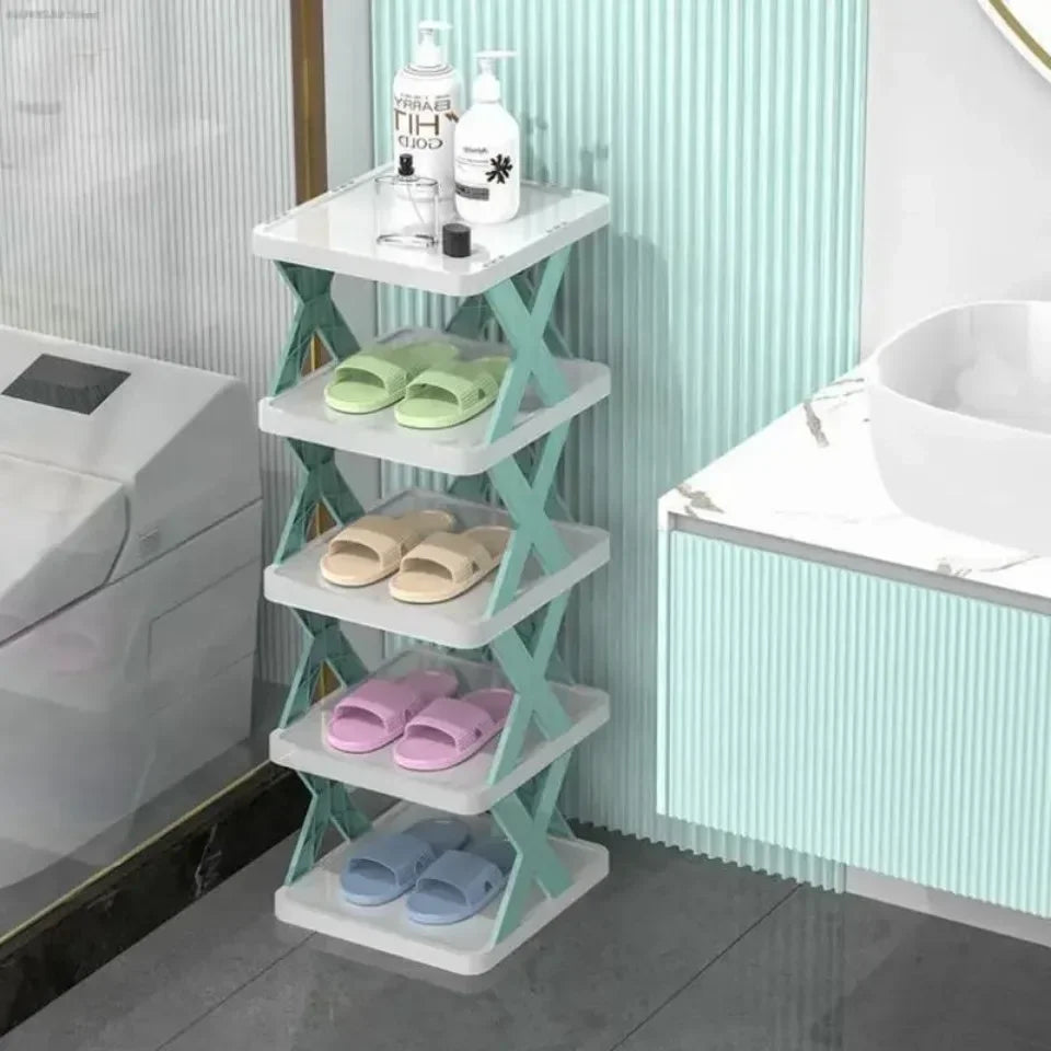 Shoes Racks Storage Organizer Detachable Shoe Racks Saves Family Household Rack Multi Layer Simple Shoes Shelf Color Cabinet - Fields Of Fitness