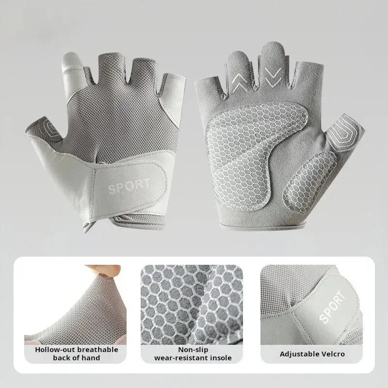 Workout Gloves with Excellent Grip Lightweight Gym Gloves for Weightlifting Cycling Exercise Training Fitness Rowing Unisex - Fields Of Fitness