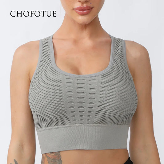 Sports Bras For Women Yoga Bra For fitness Workout Running Shirts Seamless Comfortable Yoga Bras Tank Top With Removable Pads - Fields Of Fitness