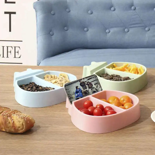 Food Storage Tray Dried Fruit Snack Plate Appetizer Serving Platter For Party Candy Pastry Nuts Dish - Fields Of Fitness