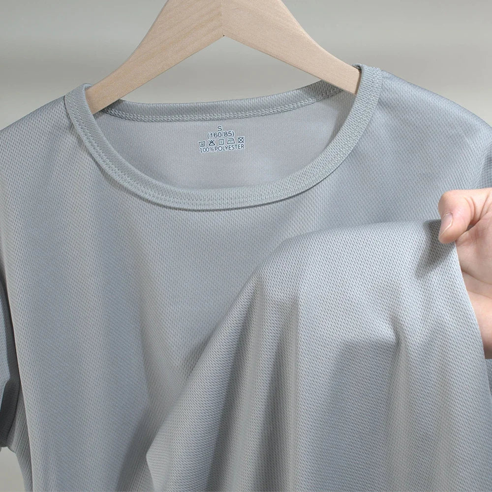 Quick Dry Tops T shirt For Women Short Sleeve Loose Fit Running Sports Fitness Tees Men's Casual Tshirt Jersey Woman GYM T-shirt - Fields Of Fitness