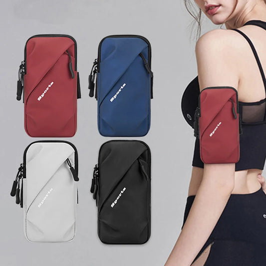 Running Phone Holder Jogging Bags for iPhone Universal Waterproof Sports Armband Phones Arm Bag Running Accessory - Fields Of Fitness
