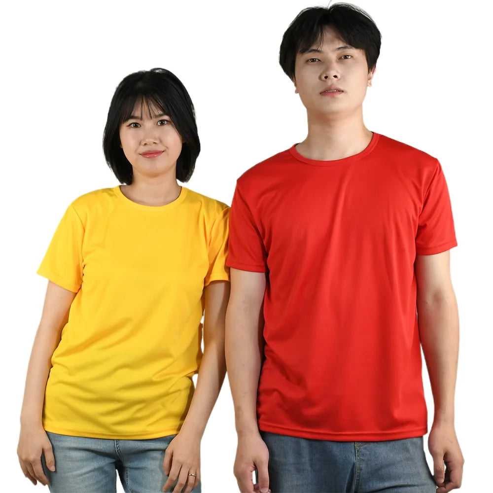 Quick Dry Tops T shirt For Women Short Sleeve Loose Fit Running Sports Fitness Tees Men's Casual Tshirt Jersey Woman GYM T-shirt - Fields Of Fitness
