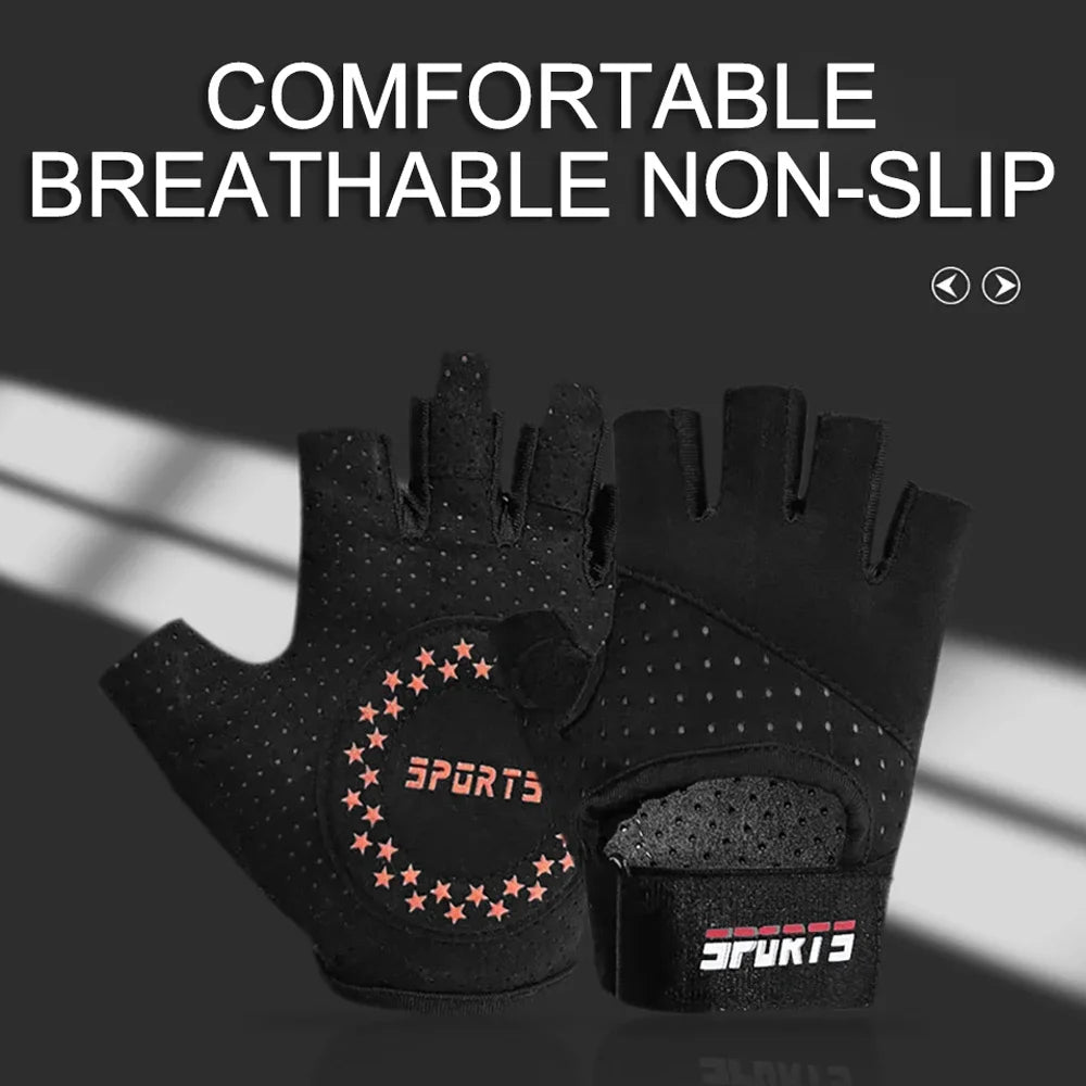 1 Pair Outdoor Sports Workout Gloves for Men and Women, Exercise Gloves for Weight Lifting, Cycling, Gym, Training, Breathable - Fields Of Fitness