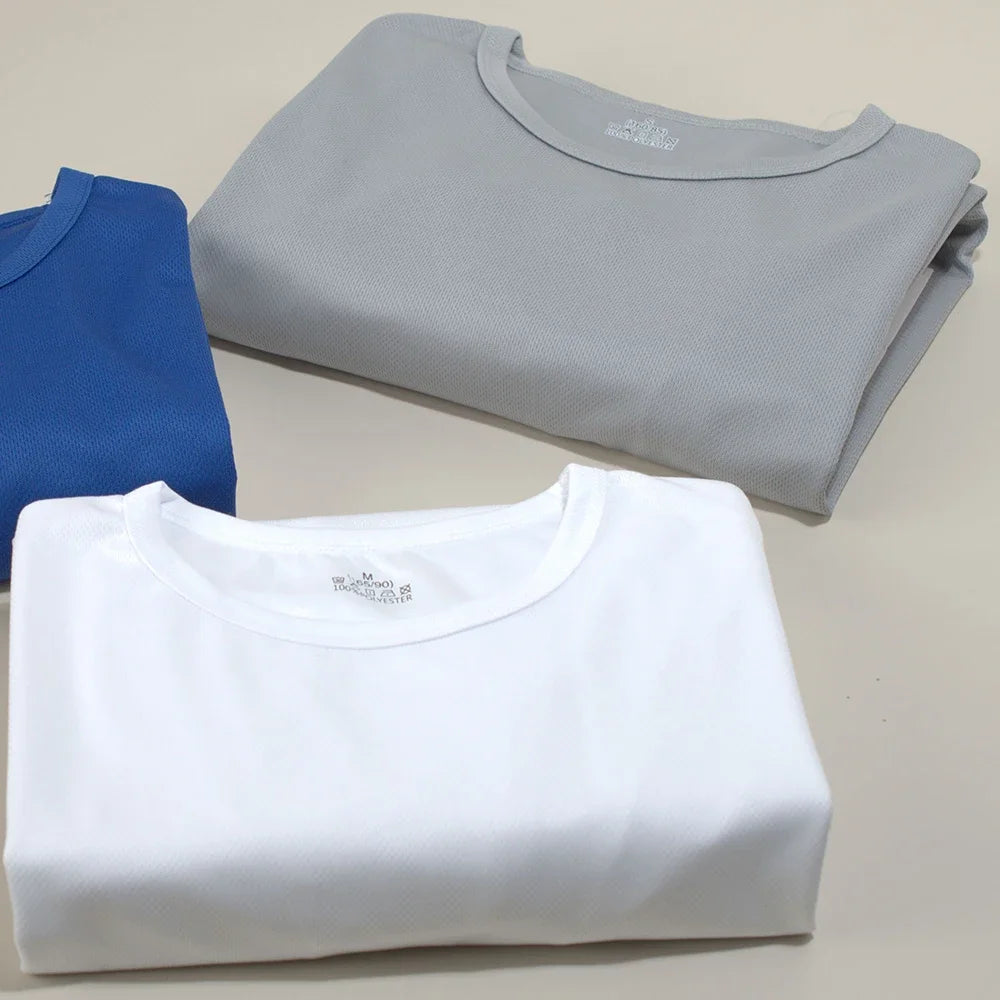 Quick Dry Tops T shirt For Women Short Sleeve Loose Fit Running Sports Fitness Tees Men's Casual Tshirt Jersey Woman GYM T-shirt - Fields Of Fitness