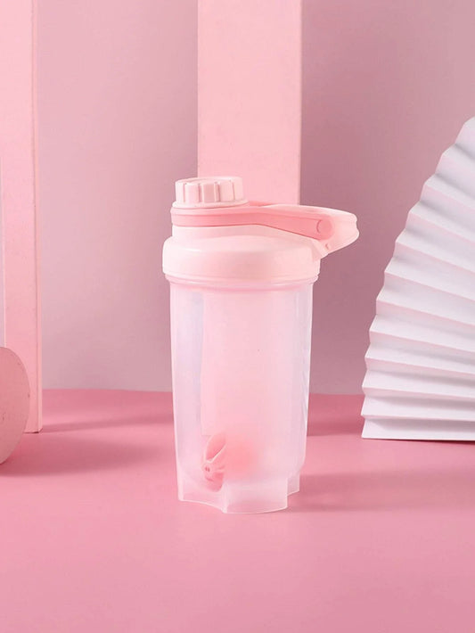 1pc 16.9oz/500ml Shaker Protein Bottle Powder Shake Cup Water Bottle Plastic Mixing Cup Body Building Exercise Bottle - Fields Of Fitness