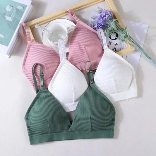 Women Sports Bra Triangle Cup Chest Wrapped Breathable And Sexy, No Steel Rings, Adjustable Shoulder Strap Bra - Fields Of Fitness