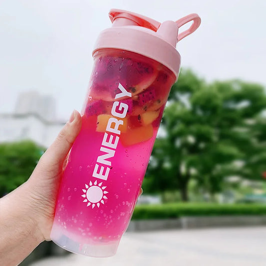 500/700ml Portable Shaker Bottle with Stirring Ball Is Perfect for Protein Shakes and Pre-workout Water Bottles without BPA - Fields Of Fitness