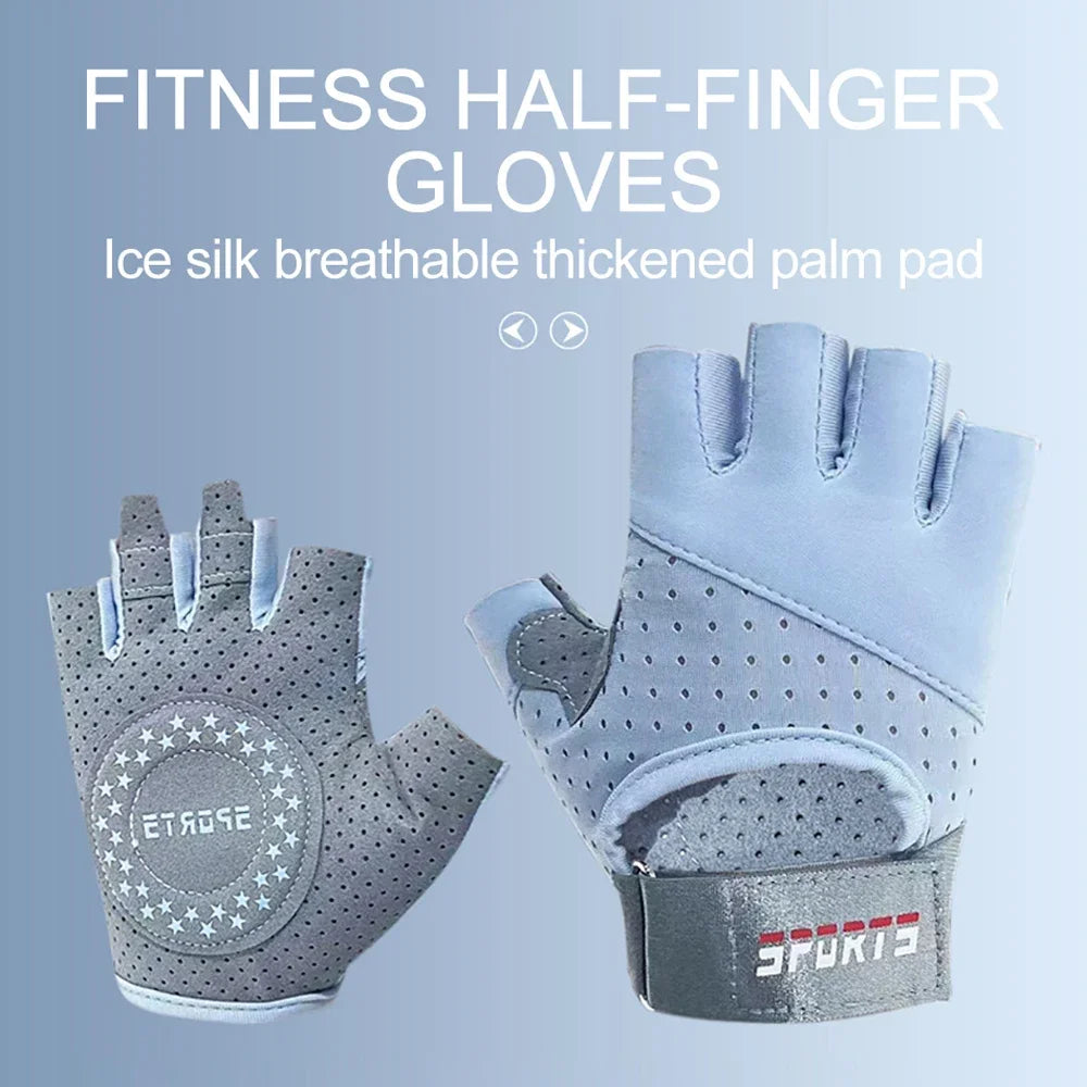 1 Pair Outdoor Sports Workout Gloves for Men and Women, Exercise Gloves for Weight Lifting, Cycling, Gym, Training, Breathable - Fields Of Fitness