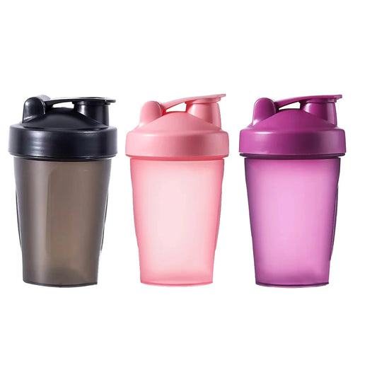 Leeseph Shaker Bottle with Shaker Balls Leak Proof Drink Shaker Bottle for Shake and Pre Work Out Best Shaker Cup (BPA free) - Fields Of Fitness