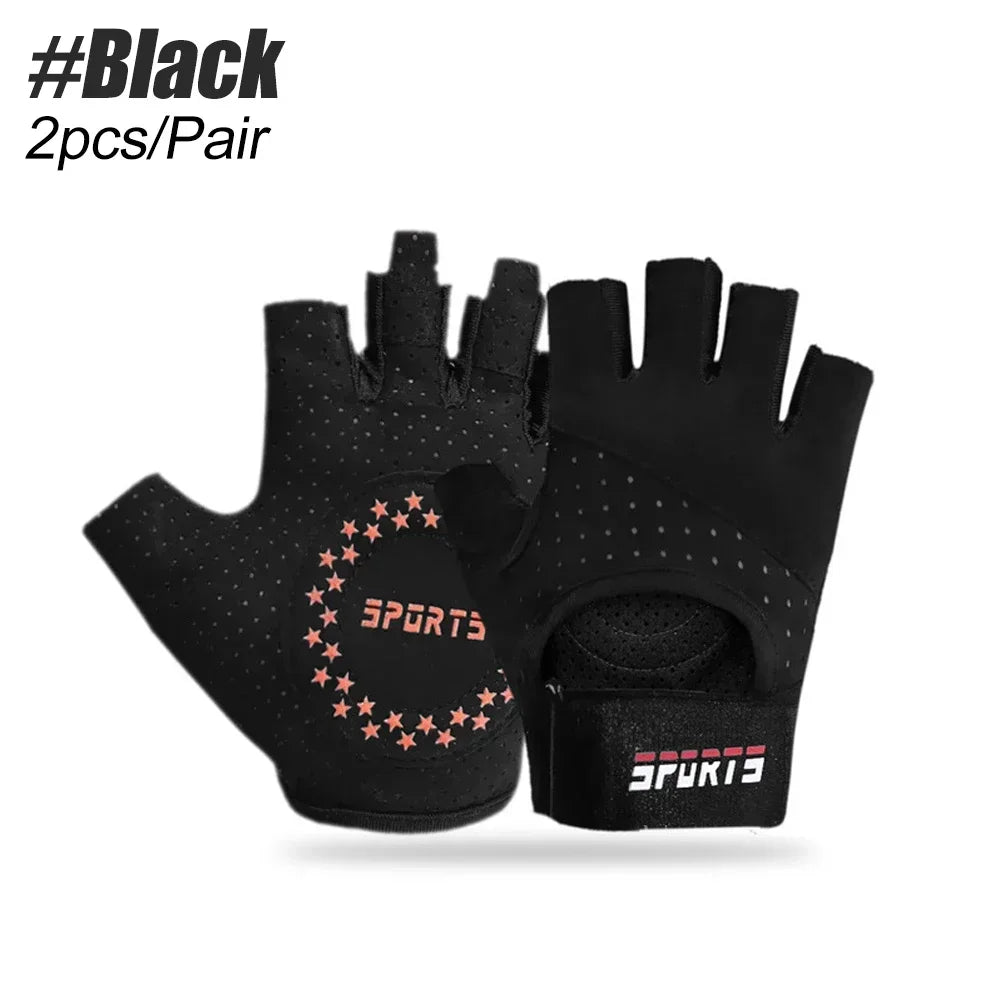 1 Pair Outdoor Sports Workout Gloves for Men and Women, Exercise Gloves for Weight Lifting, Cycling, Gym, Training, Breathable - Fields Of Fitness