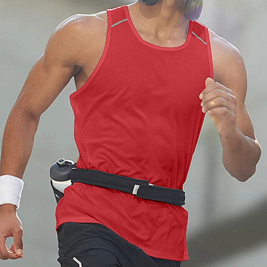 Men Sportswear Man Gym Fitness Vest Male Sportwear Sleeveless T-shirt Athletics Running Clothing Hiking Vests Men's Tracksuit - Fields Of Fitness