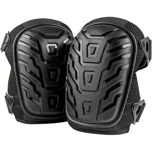 1 Pair of Durable Industrial Grade Knee Protectors for Kneeling Work, Outdoor Forest Wear-resistant and Shock-absorbing - Fields Of Fitness