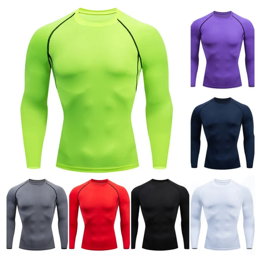 Dry Fit Men'S High Quality MMA Fitness Gym Sports T-Shirt Jogging Running Shirt Compression Breathable Rashguard Comprehensive - Fields Of Fitness