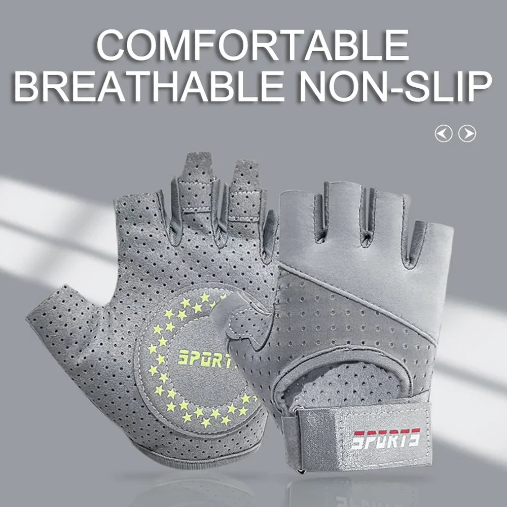 1 Pair Outdoor Sports Workout Gloves for Men and Women, Exercise Gloves for Weight Lifting, Cycling, Gym, Training, Breathable - Fields Of Fitness