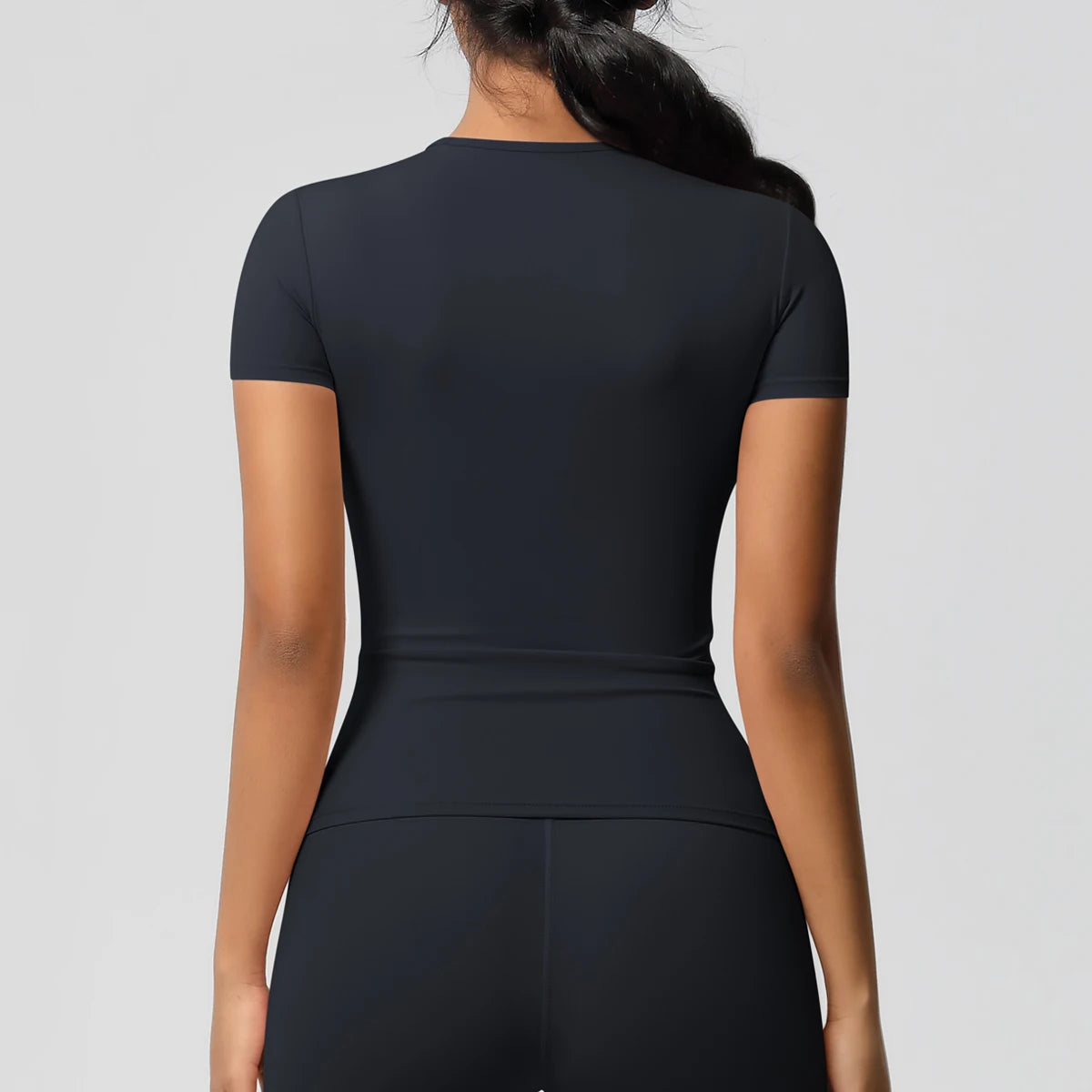 Workout Dry Fit Breathable High Elastic Sports Top Gym Fitness Wear T-shirt Women Casual Outdoor Top - Fields Of Fitness