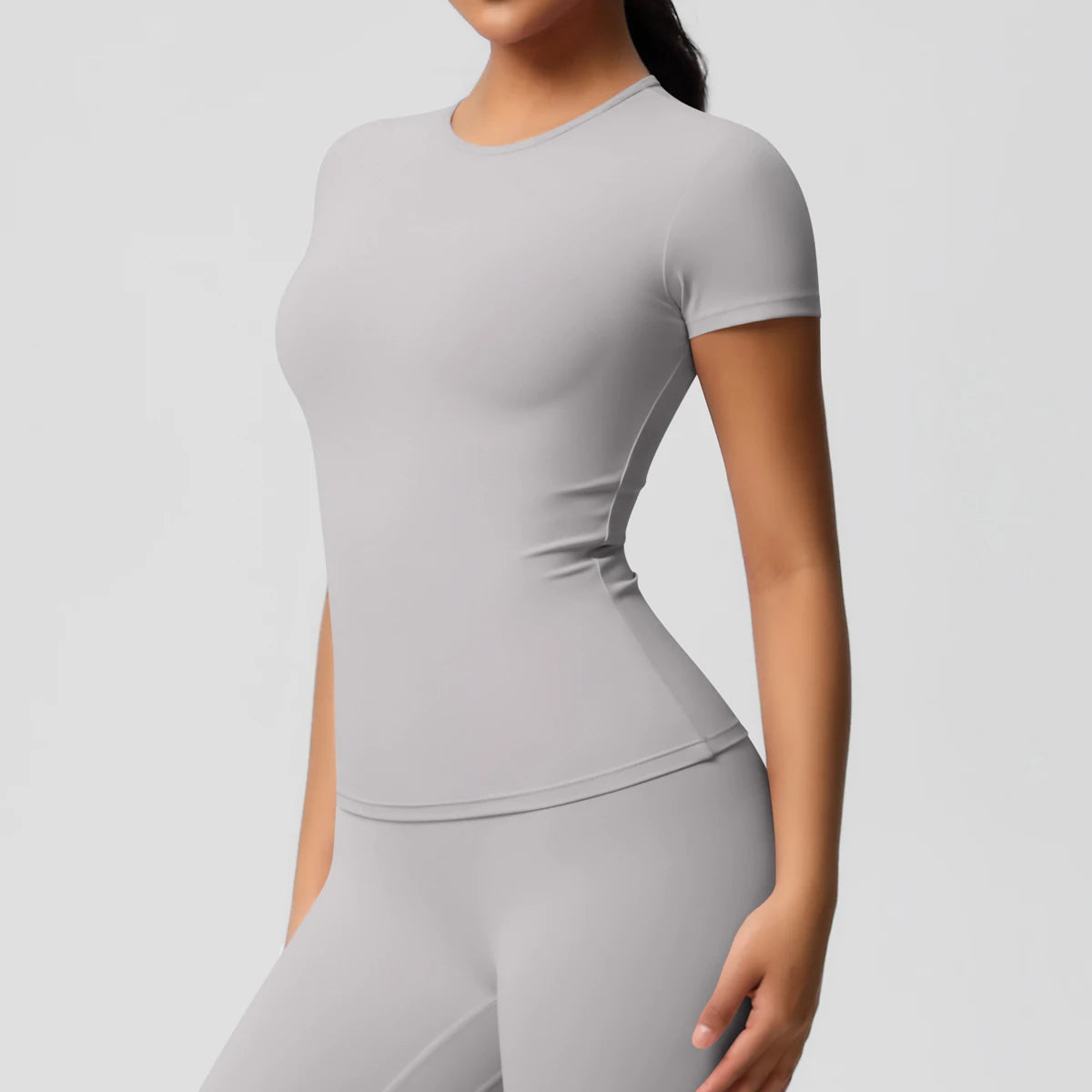Workout Dry Fit Breathable High Elastic Sports Top Gym Fitness Wear T-shirt Women Casual Outdoor Top - Fields Of Fitness