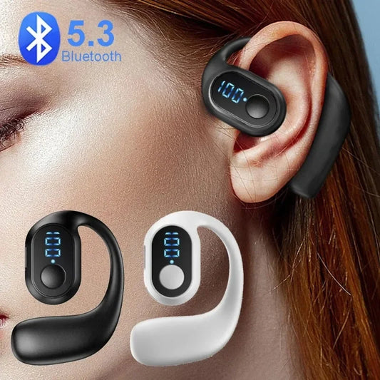 Bluetooth 5.3 Headphone TWS Wireless Ear Hook Earphone HiFi Stereo Noise Reduction Headset Waterproof Earbud for Huawi Xiami - Fields Of Fitness