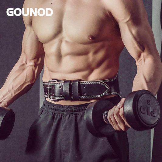 1PC GOUNOD Weight Lifting Belts 10.5cm Width Men Women Gym Fitness Squats Belt Back Support Powerlifting Cross Training Workout - Fields Of Fitness