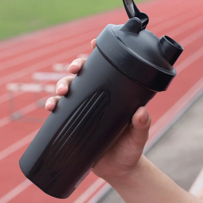 Shaker Bottles Sport Water Cups Whey Protein Powder Mixer Bottle Fitness Gym Shaker Outdoor Portable Plastic Drink Cup - Fields Of Fitness