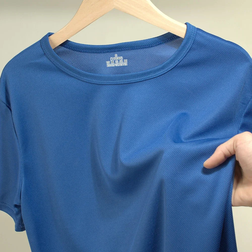 Quick Dry Tops T shirt For Women Short Sleeve Loose Fit Running Sports Fitness Tees Men's Casual Tshirt Jersey Woman GYM T-shirt - Fields Of Fitness