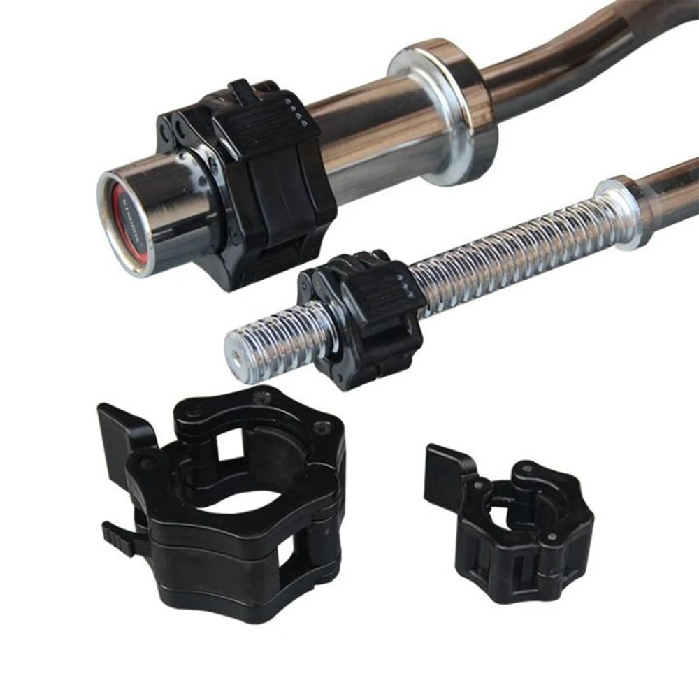 1“/2" Dumbbell Clips Barbell Clamp Collars Quick Release Standard Barbell Clip Non-Slip Lock for Gym Weightlifting Powerlifting - Fields Of Fitness