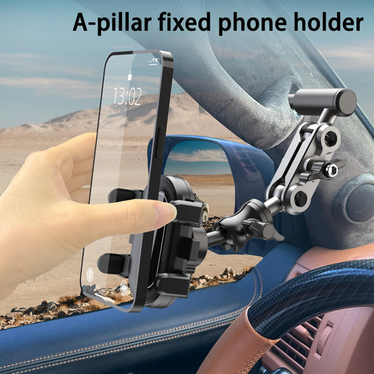 [Car Handle Armrest Phone Holder] Car A-pillar Mobile Phone Bracket Off-road Vehicle Truck Handle Armrest Handle Mobile Phone - Fields Of Fitness