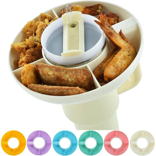 Snack Bowl for Stanley 40 oz Tumbler with Handle, Stanley Cup Accessories Snack Tray - Fields Of Fitness