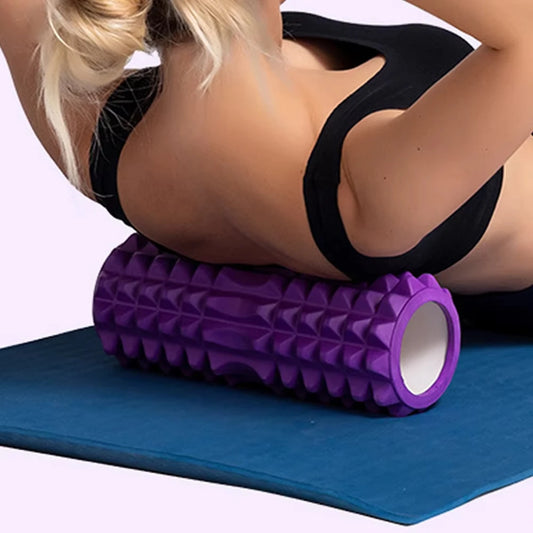 1pc Foam Massage Roller, Hollow Yoga Column Fitness Equipment for Muscle Massage, Physiotherapy and Sports Rehabilitation, Rolle - Fields Of Fitness
