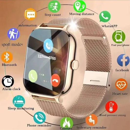 2025New Selling New Smart Watch for Men Women Newest Sport SmartWatch Faces Bluetooth Call Sports Fitness Phones For Android iOS - Fields Of Fitness