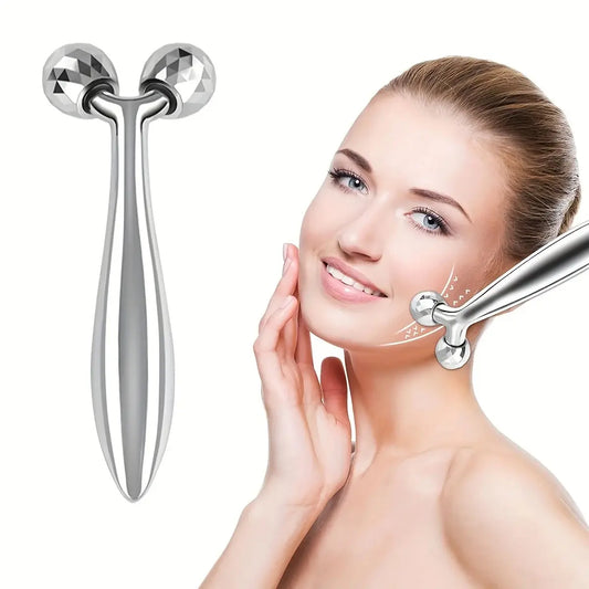 3D Roller Massager Y Shape 360 Rotate Thin Face Body Slimming Shaping Muscles Relaxation Wrinkle Remover Facial Massager Tools - Fields Of Fitness
