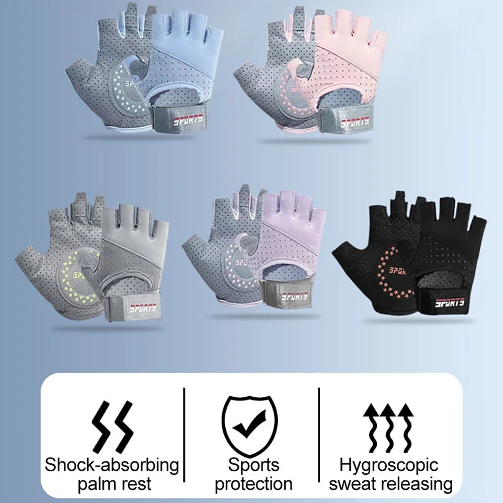 1 Pair Outdoor Sports Workout Gloves for Men and Women, Exercise Gloves for Weight Lifting, Cycling, Gym, Training, Breathable - Fields Of Fitness