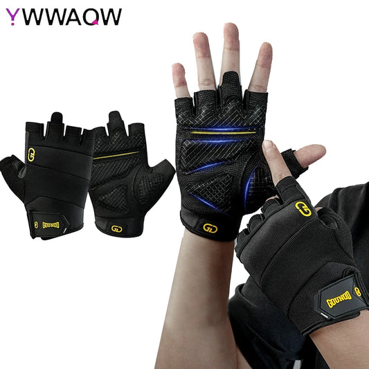 1Pair Workout Gloves for Men Women,Full Palm Protection Weight Lifting Gym Gloves for Training,Cycling,Fitness,Exercise Hanging - Fields Of Fitness
